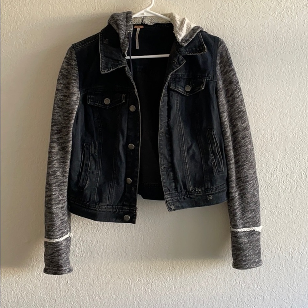 Hooded Free People Jean Jacket
